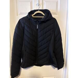 Calvin Klein women’s hooded jacket size XL quilted